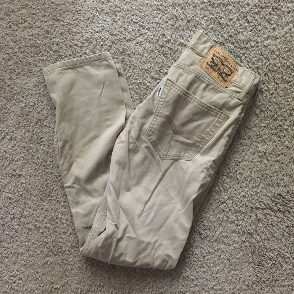 Levi’s Khaki colored Jeans 508